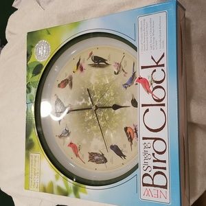 Mark Feldstein Limited Edition 20th Anniversary Singing Bird Wall/Desk Clock,